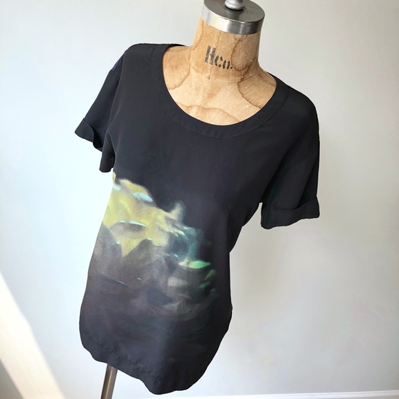 All Saints Silk Top - Picture 2 of 3